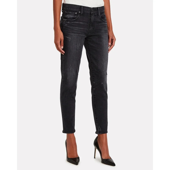 Moussy Denim - MOUSSY VINTAGE Velma Skinny Denim Jeans Black Size 26